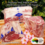 Beef Ribeye lip-on Australia STEER (young cattle) aged-frozen Kilcoy 640 Diamond STEAK CUTS (price/kg) Scotch-Fillet Cuberoll